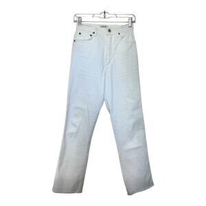 AGOLDE Pinch Waist High Rise Kick in Vinegar Size 25